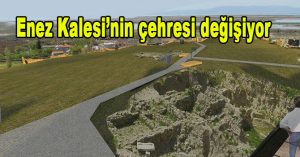 Enez Kalesi’nin çehresi değişiyor