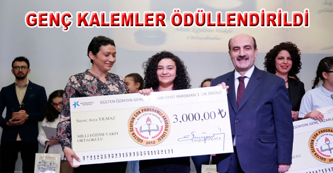 GENÇ KALEMLER ÖDÜLLENDİRİLDİ
