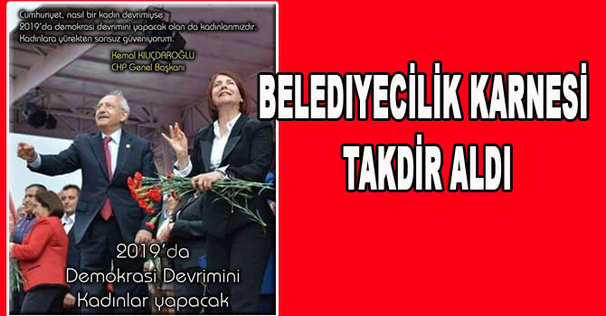 BELEDIYECİLİK KARNESİ TAKDİR ALDI