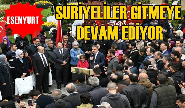 SURİYELİLER GERİ DÖNMEYE DEVAM EDİYOR