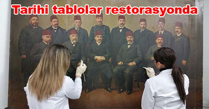 Tarihi tablolar restorasyonda