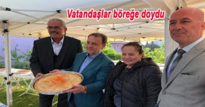 Vatandaşlar böreğe doydu