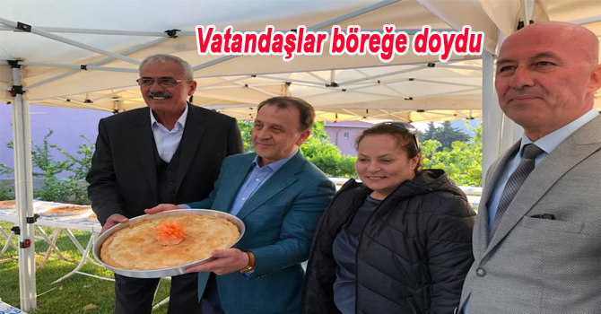Vatandaşlar böreğe doydu
