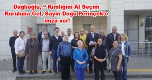 Vatan Partisi Silivri İlçe Sekreteri İlker Dağlıoğlu vatandaşları göreve davet etti