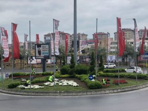 Büyükçekmece çiçek bahçesi gibi