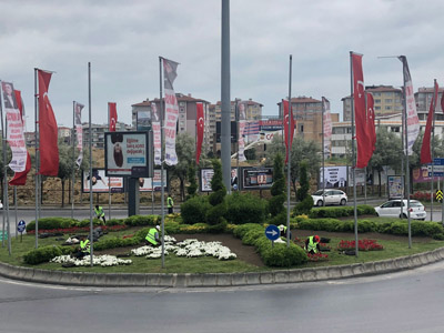 Büyükçekmece çiçek bahçesi gibi