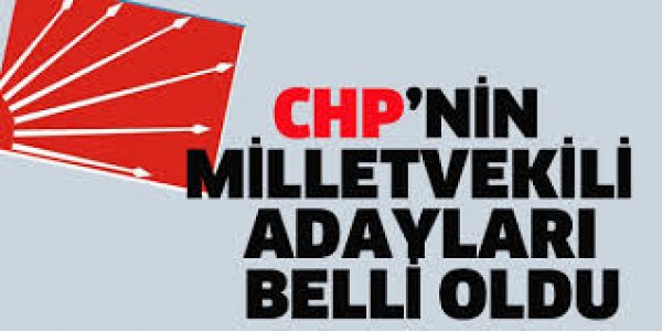 CHP 3. Bölge Milletvekili Adayları belli oldu