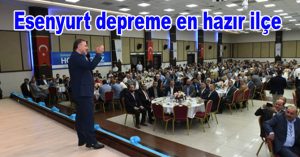 Esenyurt depreme en hazır ilçe