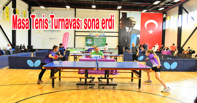 Masa Tenis Turnuvası sona erdi
