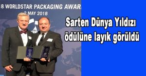 Dünya Ambalaj Örgütü’nden Sarten’e büyük ödül.