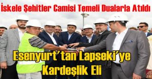 Esenyurt’tan Lapseki’ye Kardeşlik Eli