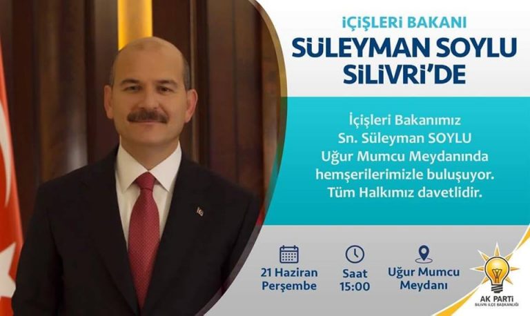 Soylu Silivri’ye geliyor
