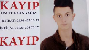 18 yaşında Umut Kaan Yağız 2 günden beri kayıp