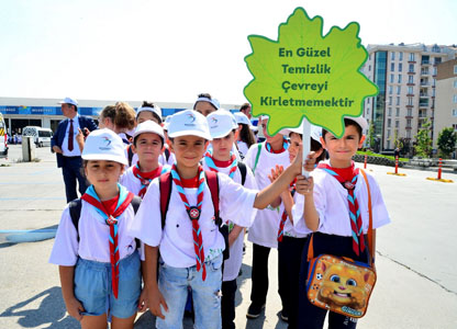 Çocuklar Çevre Şenliği’nde Doyasıya Eğlendi