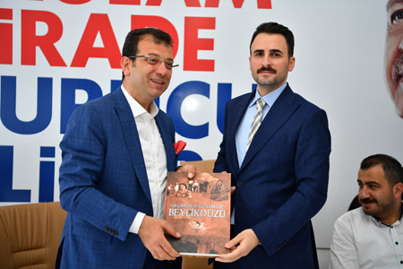 İmamoğlu,Yeni Atanan Ak Parti İlçe Başkanına Nezaket Ziyaretinde Bulundu