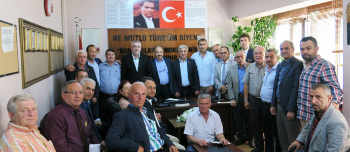 Kara Muhtarlar Derneği’ni ziyaret etti