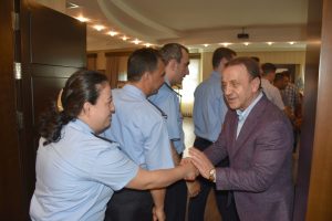 IŞIKLAR PERSONELİYLE BAYRAMLAŞTI