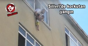 Silivri’de korkutan yangın