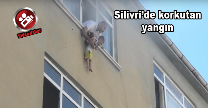 Silivri’de korkutan yangın