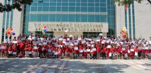 YAZ SPOR KURSLARINDA BELGE TÖRENİ YAPILDI