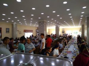 12 GÜN BOYUNCA ORUÇ YEMEĞİ VERİLECEK