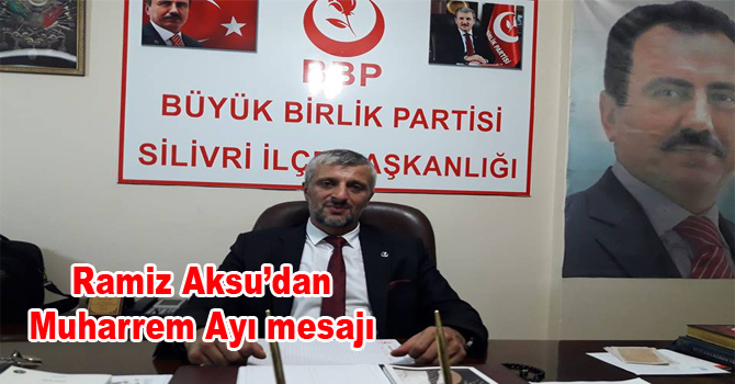 Aksu’dan Muharrem Ayı mesajı