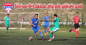 Silivrispor 90+8.dakikada attığı golle galibiyete uzandı