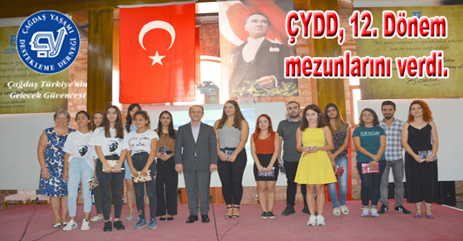 ÇYDD, 12. Dönem mezunlarını verdi.