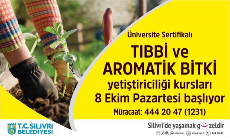 5. TIBBİ VE AROMATİK BİTKİ YETİŞTİRİCİLİĞİ KURSU BAŞLIYOR