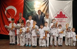 Çatalca Belediyesi Karate Takımında Kuşak Töreni