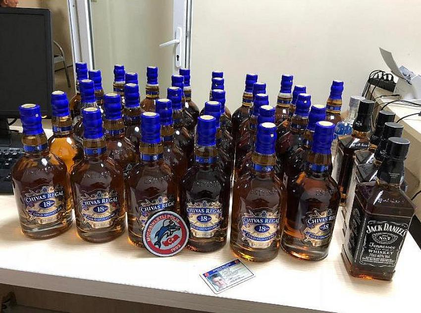 Silivri’de Kaçak Viski operasyonu