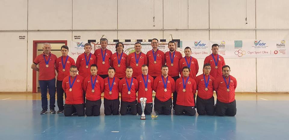 Down Sendromlu Futsal A Milli Takımı, Avrupa Üçüncüsü oldu.