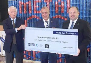 Sarten’den Kızılay’a anlamlı bağış