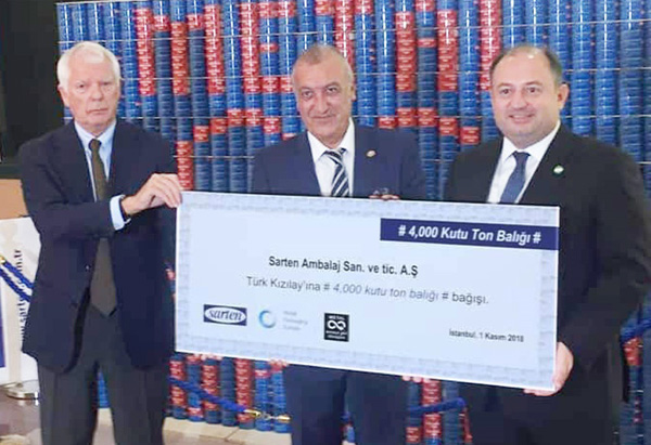 Sarten’den Kızılay’a anlamlı bağış