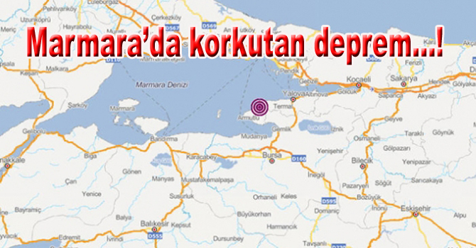 MARMARA’DA KORKUTAN DEPREM
