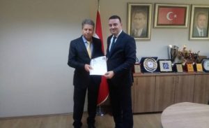 Tahir Sert aday adaylığı dosyasını teslim etti