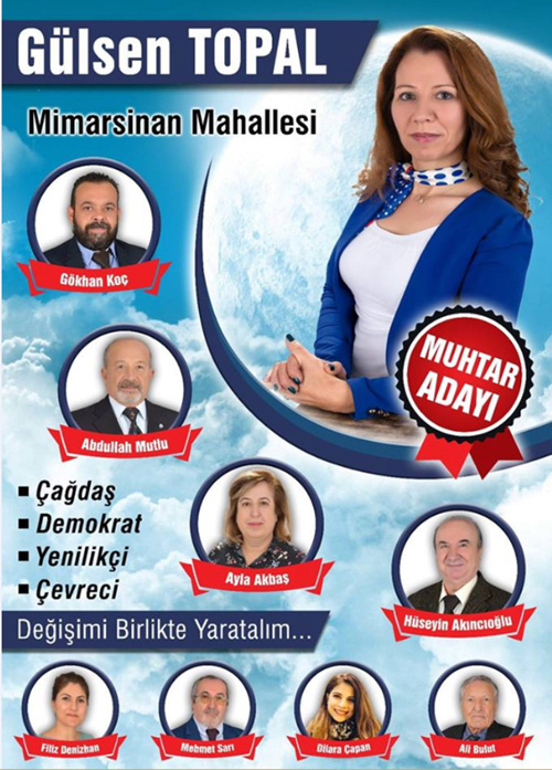 Gülşen Topal, Mimar Sinan Muhtar Adayı