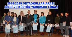 2018-2019 ORTAOKULLAR ARASI BİLGİ VE KÜLTÜR YARIŞMASI FİNALİ