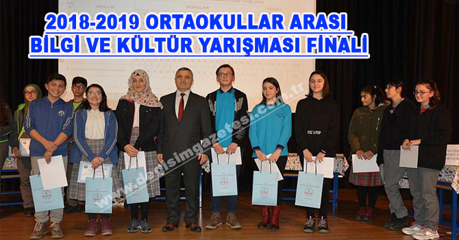 2018-2019 ORTAOKULLAR ARASI BİLGİ VE KÜLTÜR YARIŞMASI FİNALİ