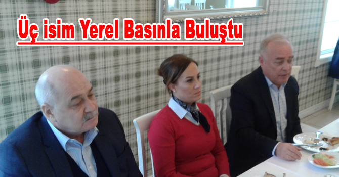 3 İsim Yerel Basınla buluştu
