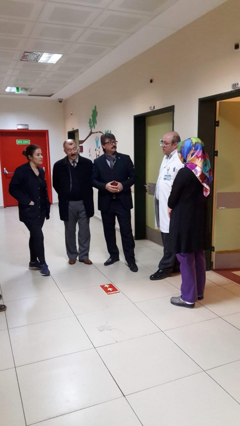 Silivri Devlet Hastanesi Çocuk Polikliniğini duvarlarını resimlerle donatıldı