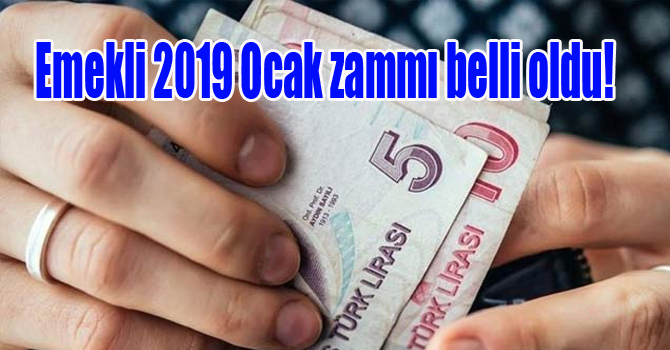 Emekli 2019 Ocak zammı belli oldu! Emekli zammı ne kadar oldu?