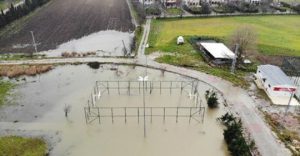 ÇATALCA’DA SEL HAVADAN GÖRÜNTÜLENDİ