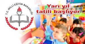 Öğrenciler yarın karelerini alacak ve 16 gün sürecek olan sömestr tatiline çıkacak.