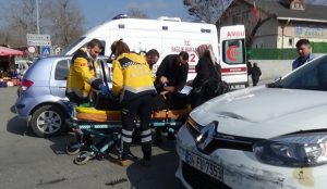 Silivri’de trafik kazası: 1 yaralı