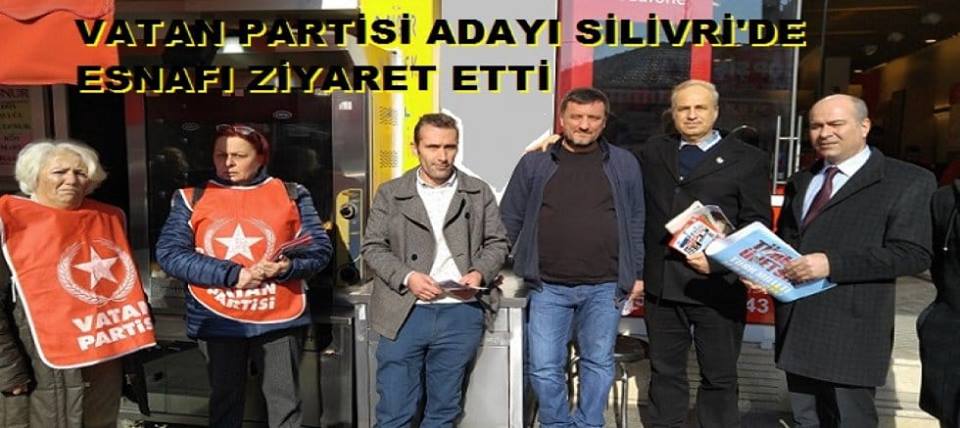 Silivri Vatan Partisi’nden Esnaf ziyareti