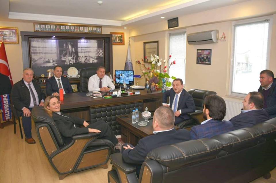 CHP Sİlivri Belediye  Başkan Adayı Özcan Işıklar Esnaf Odası’nı Ziyaret Etti