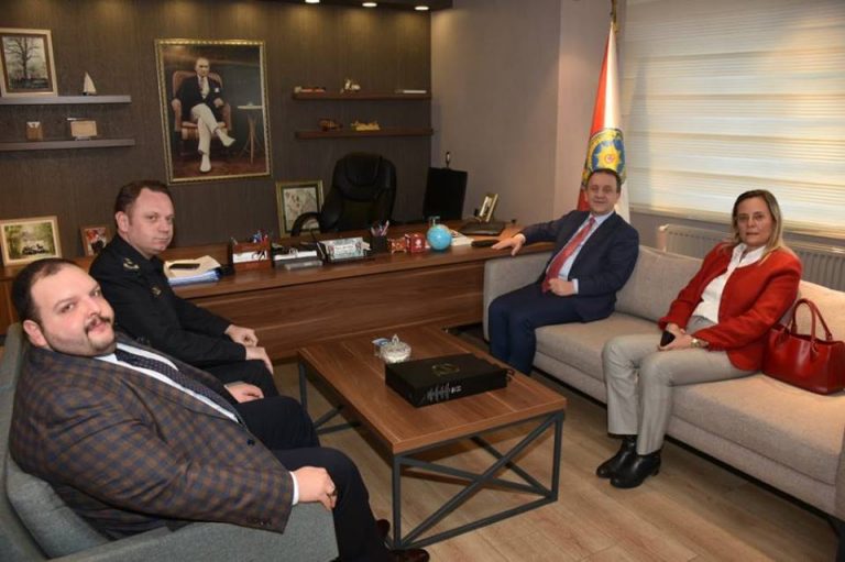 IŞIKLAR’DAN EMNİYET MÜDÜRÜ ERTÜRK’E ZİYARET