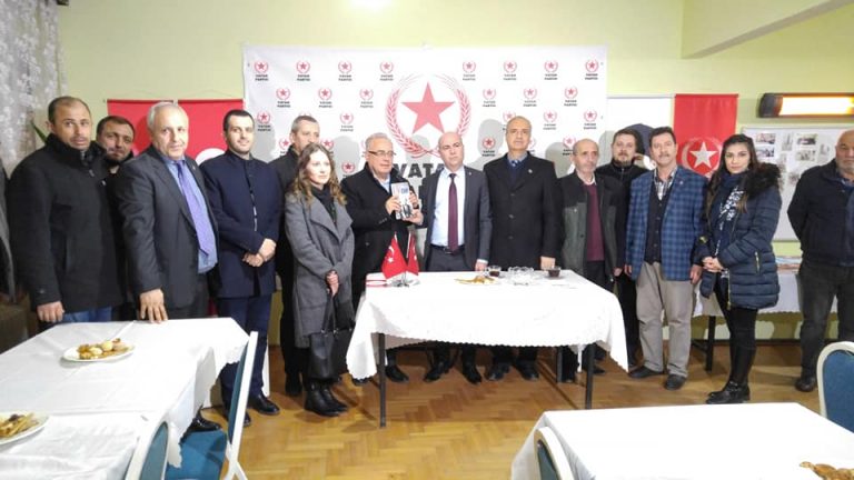 VATAN PARTİSİ SİLİVRİ İLÇE ÖRGÜTÜNE, DSP’DEN ZİYARET…