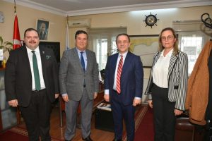 Liman Başkanı Çitim’e nezaket ziyareti